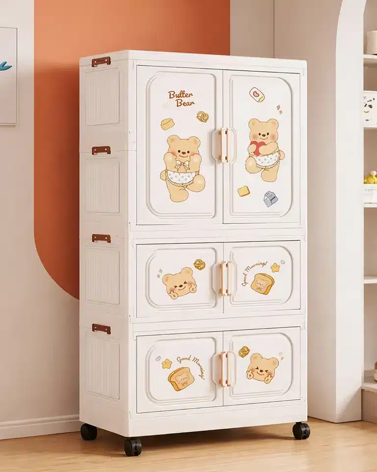 Shelf Plastic foldable Cupboard
